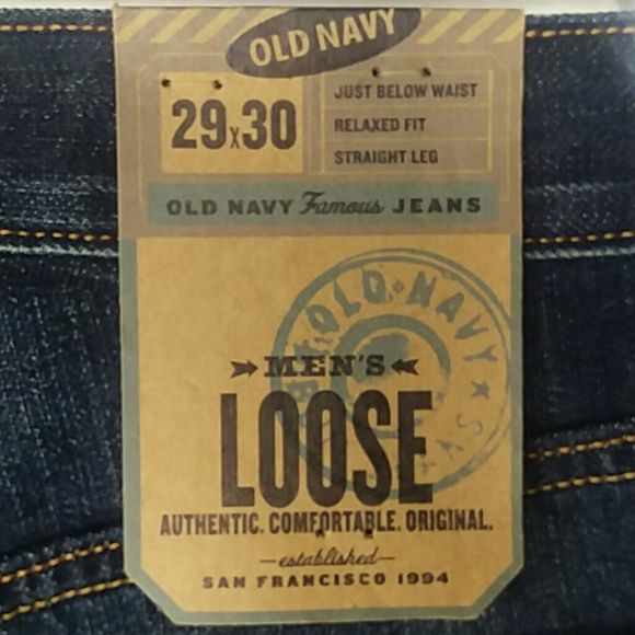 Old Navy Loose Fit Jeans Men Size 29x30 - Picture 3 of 6